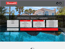 Tablet Screenshot of bonattipropiedades.com.ar